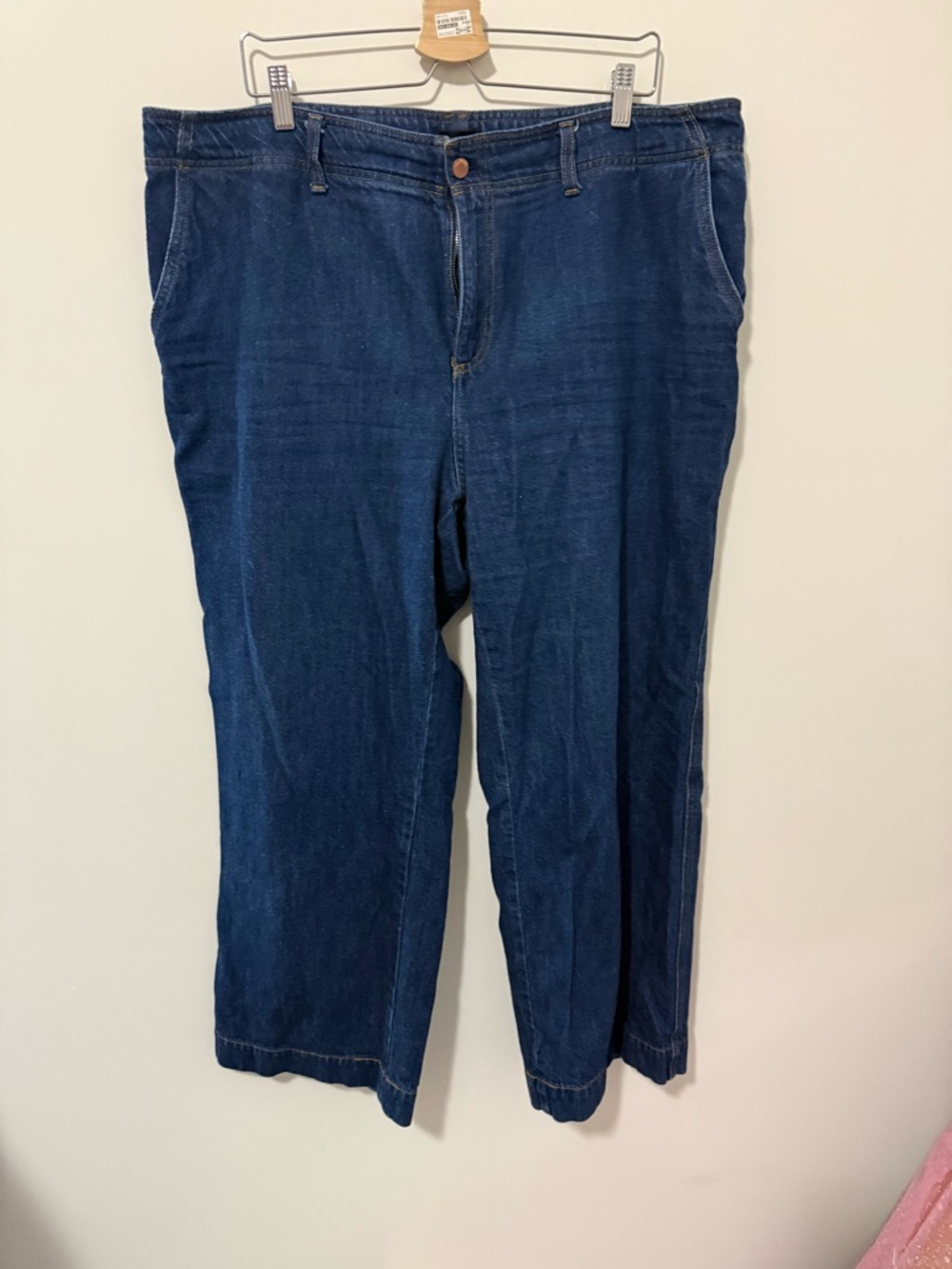 Talbots Dark Blue Wide-Leg Jeans